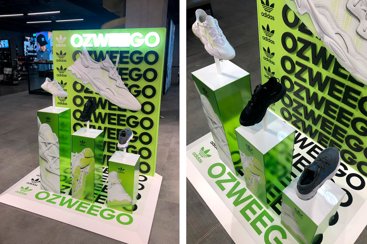 Adidas Ozweego launch zone